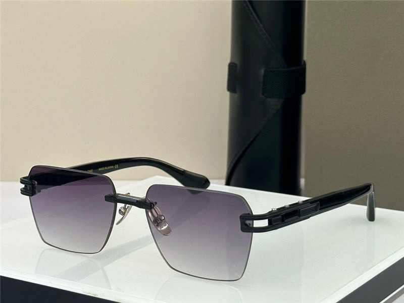 Nouvelles lunettes de soleil design de mode MATE EVO ONE lentille carrée sans monture chef-d'œuvre japonais fait à la main style populaire et simple lunettes de protection uv400 extérieures haut de gamme