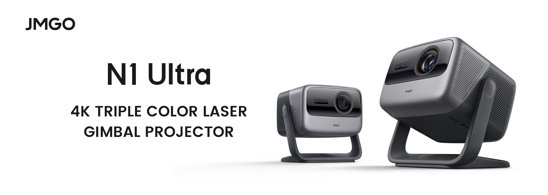 Jmgo N1 Ultra 4K Triple Color Laser Projector 4000 Ansi Lumens Gimbal 3D Proyector Global Version DLP Smart Beamer