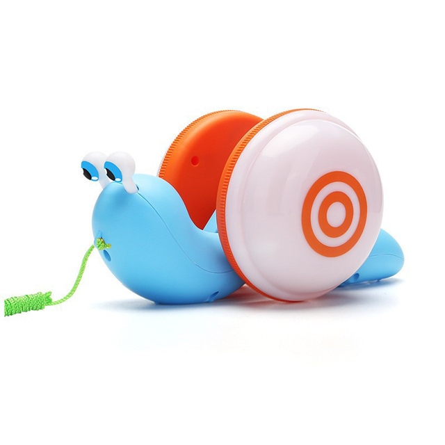 أحدث لعبة Tiktok المريحة Snail Electric Light-Up Music Kids Toy