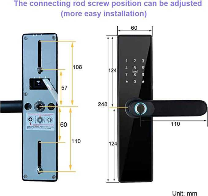 Blocchi di porta 72 mm/85 mm/92 mm Euro Morise Biometico Impronta biometica Tuya WiFi TTLOCK Codici Pin pin Ic Ic Codici a chiave digitale senza chiave HKD230902