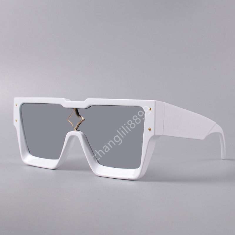 Luxury Black Cyclone Mask Solglasögon Fashion Par Designer Solglasögon för kvinnor Mens - Ny originalförpackning med Box Label2896