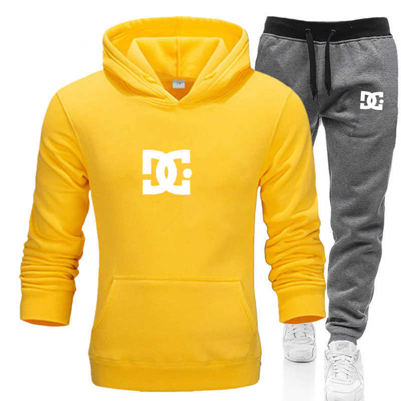 Heren Hoodies Sweatshirts Europees en Amerikaans modepaar Hoodie Suit Men en Women Casual Wear Pak Sportswear Suit Solid Color Pullover Trousers Su LST230902