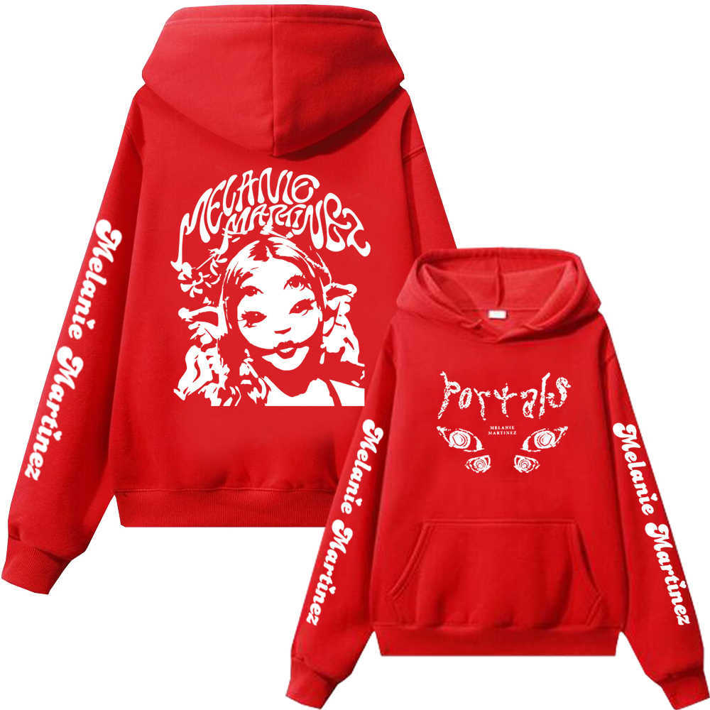 Felpe con cappuccio da uomo Felpe 2023 Hot Melanie Martinez Portals Felpe con cappuccio Grafica Cosplay Sudadera Harajuku Streetwear Pullover Felpe LST230902