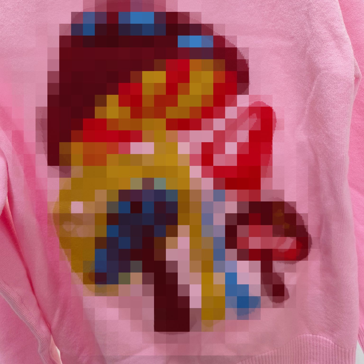 2023 Pink/Apricot Mushroom Print Women's Cardigan Brand Same Style Women's Sweaters DH065