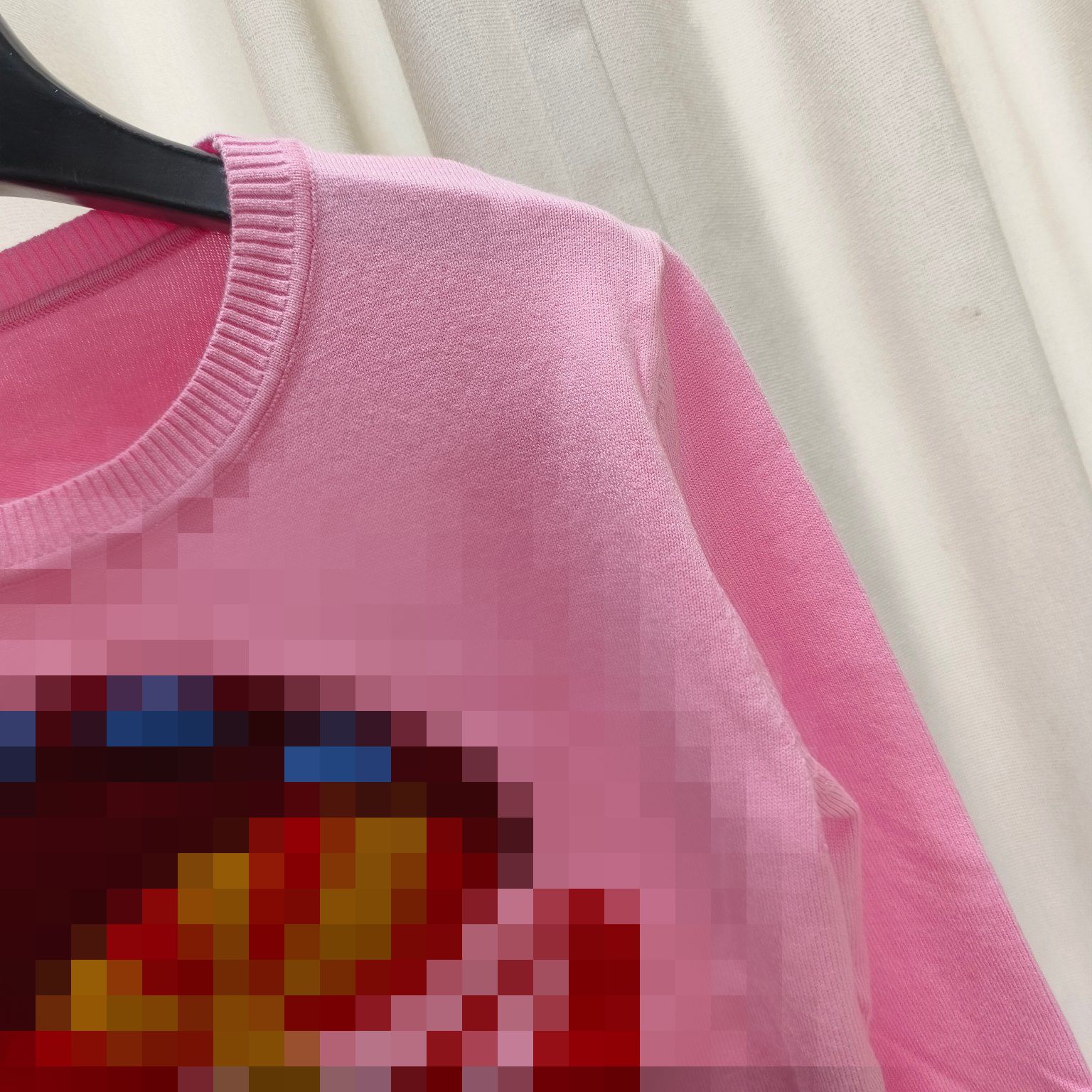 2023 Pink/Apricot Mushroom Print Women's Cardigan Brand Same Style Women's Sweaters DH065