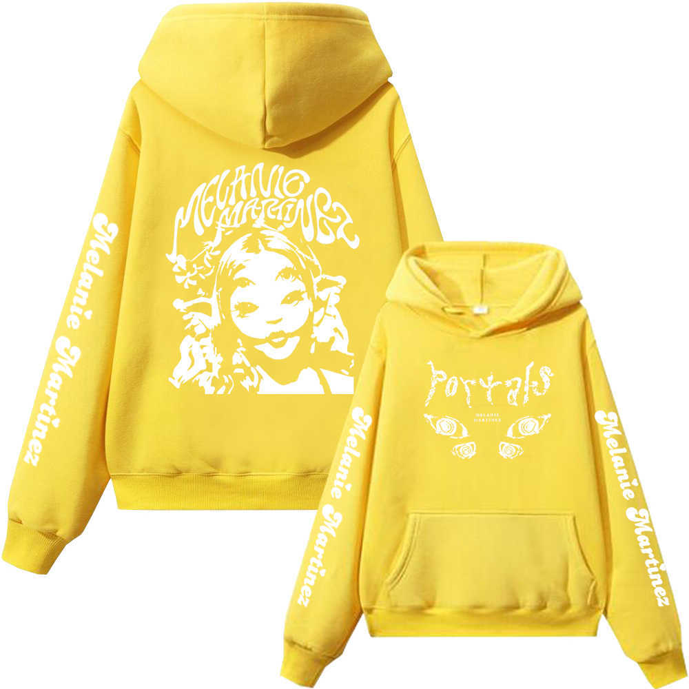 Felpe con cappuccio da uomo Felpe 2023 Hot Melanie Martinez Portals Felpe con cappuccio Grafica Cosplay Sudadera Harajuku Streetwear Pullover Felpe LST230902