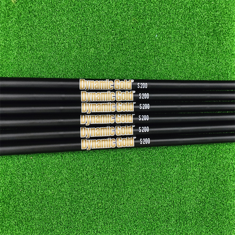 Novos ferros de golfe eixo de aço clubes prata ouro dinâmico s200 prata/preto lote até pedido 0.370 39 polegadas