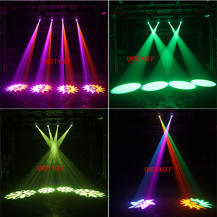 DJ KTV Bar disco nocny sprzęt sceniczny DMX512 9/11 CH 60W 3 Prisms LED Sharpy Spot Ruchowe światło głowy