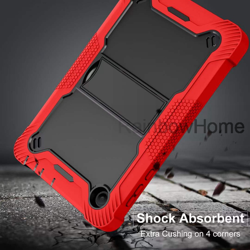 Kickstand resistente à prova de choque rígido híbrido três camadas capa protetora para ipad 10 10.2 mini6 pro 11 12.9 ipad air5 ar 4 10.9