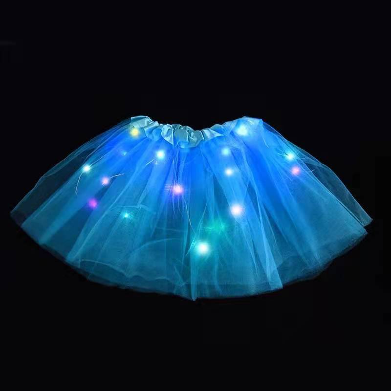 Altri accessori feste a LED Luce incandescente a LED Gonne tutù Costume da fata Gonna bambini Matrimonio Compleanno 30 cm Cosplay Principessa ragazza 230901