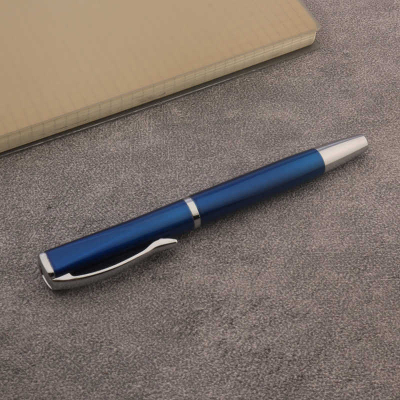 Fountain Pens Brand Fountain Pen Naginata Nib Handmade Grinding Medium Pen Royal Blue Stationery Office Supplies Ink Pen HKD230904
