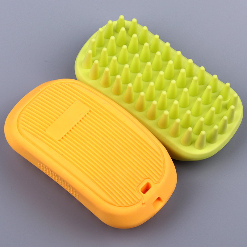 Pet Shampoo Grooming Brush Long Short Hair Medium Large Pets Dogs Cats Back Massage Shower Comb Scrubber HW0087