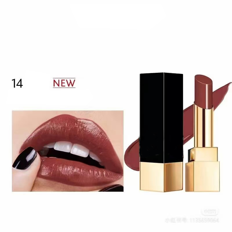 ارتفاع Qaulity! مصمم Matte Lipstick Luster Liquid Lipstick Natural Long Long Long Pusticury Makeup Makeup Lip Gloss Cosmetics