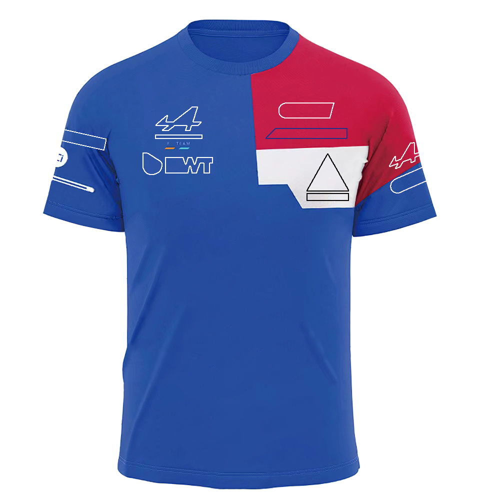 2023 F1 Pilote T-shirt Manches Courtes Nouvelle Formule 1 Team Racing Jersey Fans Edition Mode T-shirt Imprimé Surdimensionné Hommes Femmes Top