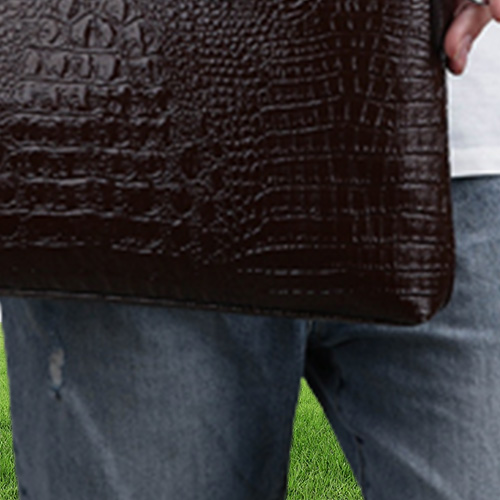 BROCT CASES LEATHER BUSINESS MEN039S PORTCASE Alligator Male Fashion Shoulder Bag Men Messenger Casual Tote Computer4375043