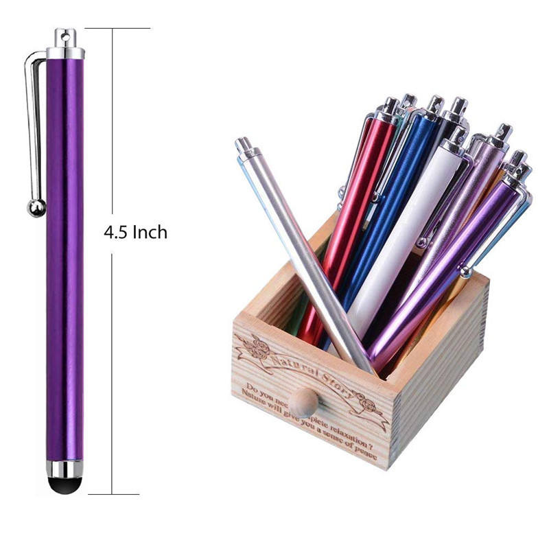 Stylo multifonction promotionnel pour écrans tactiles, avec clip, logo personnalisé, stylet coloré pour ordinateurs portables et téléphones