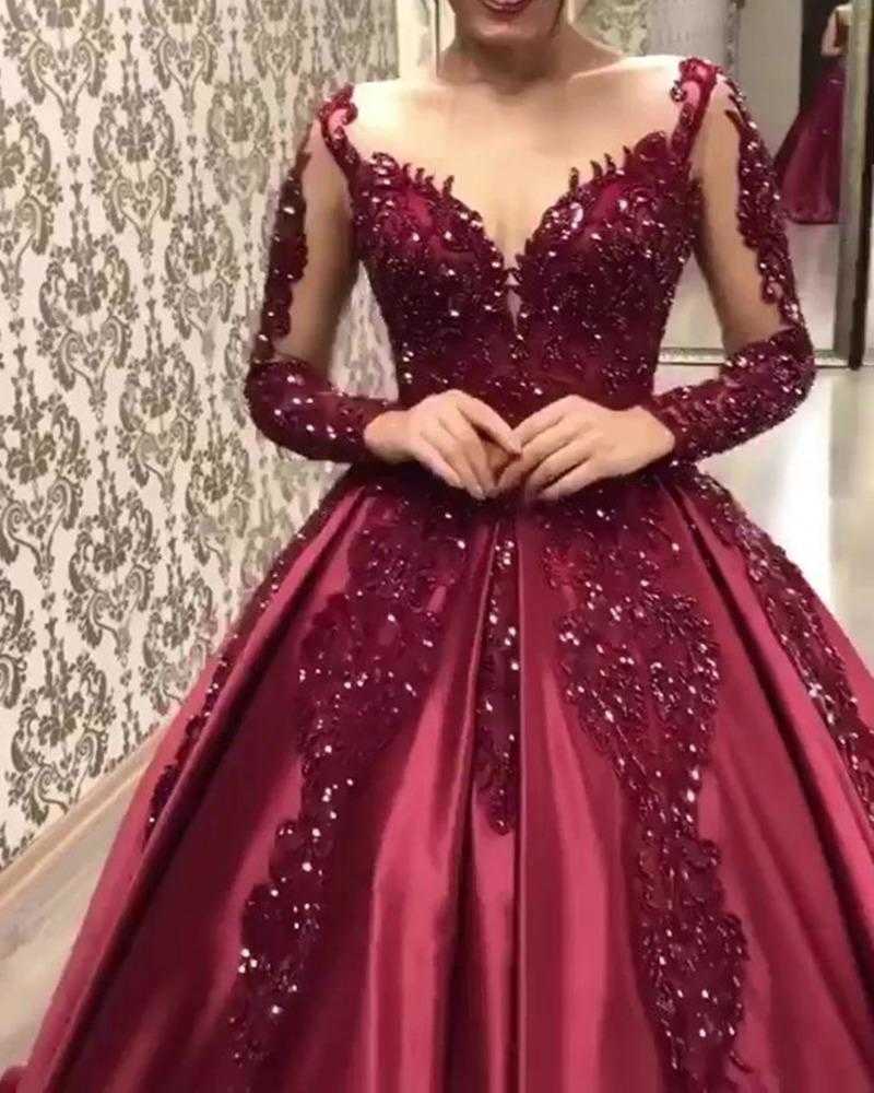 Basic Casual Dresses Elegant Women Party Dress Luxry Sequin Shiny Sexy Lady Red Maxi Evening Dresses for Special Birthday Wedding Female Vestido LST230904