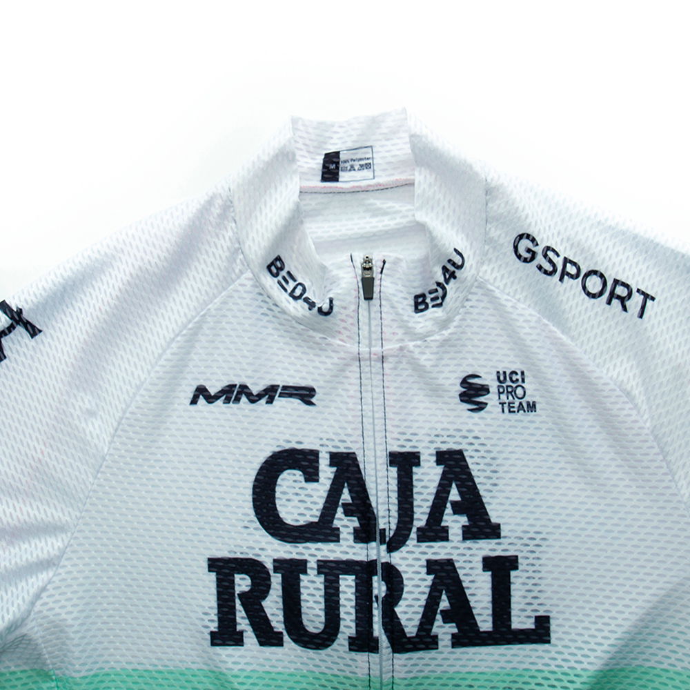 2024 CAJA RURAL Cycling Team Jersey Bike Shorts Set Men Women UAE TEAM Quick Dry Pro Ciclismo Maillot Jersey 20D Bibs pants Clothing