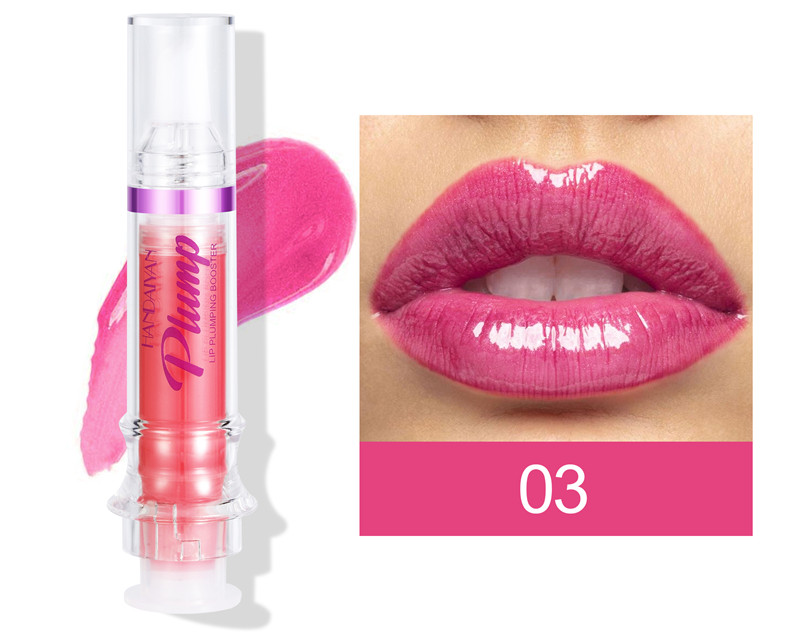 Handaiyan Lip Plump Booster Сексуальная пухлая блестящая красная телесная помада