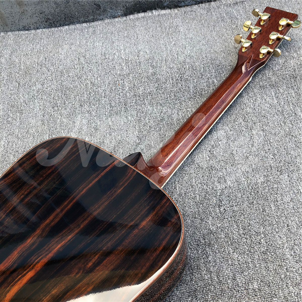 Novo sólido cedro topo 41 polegada d estilo guitarra acústica abalone flores incrustações ébano fingerboard cocobolo volta e lados guitarra