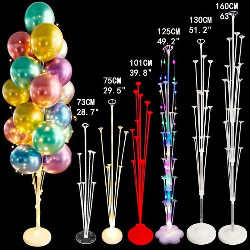 Autres fournitures de fête d'événement Confetti Ballons Stand Colonne Support Ballon Gule Dot Baby Shower Enfants Anniversaire Eid Décorations de mariage 230905