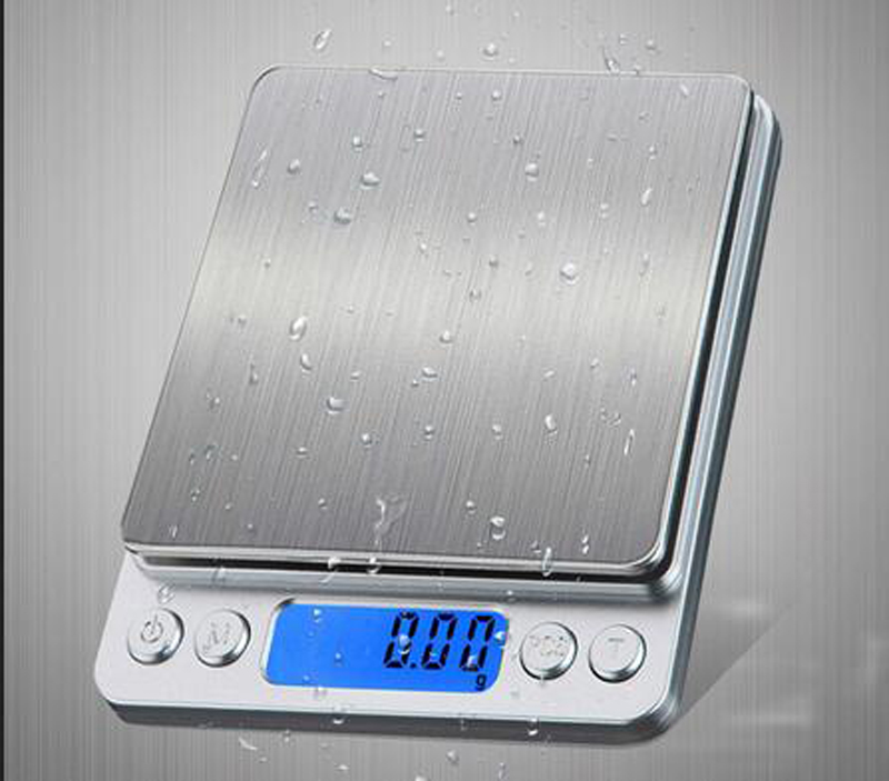1000g/0.1g 500g/0.1g 2000g/0.1g LCD Portable USB Rechargeable Battery Mini Electronic Digital Scales Pocket Case Postal Kitchen Accuracy Jewelry Dry Herb Weight Device