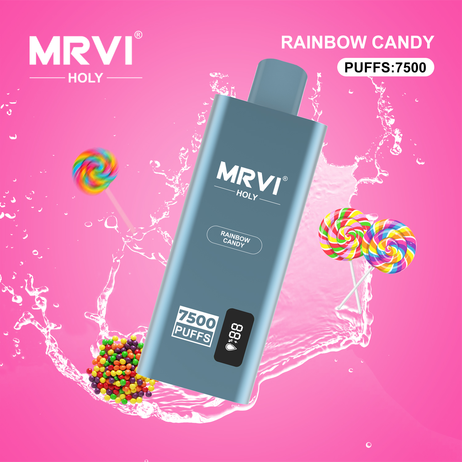 Original MRVI BAR Local Warehouse Puff 7500 Disposable Vape VS Tornado 7000 With Rechargeable 600mAh Battery 15ml Prefilled Carts 7500 Puff Vapes Pen