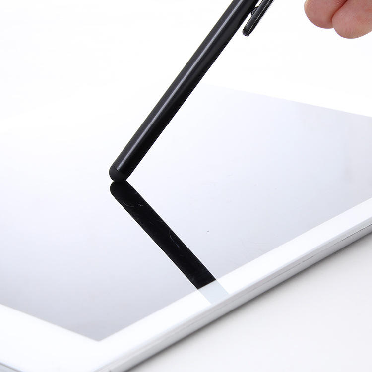 Capacitieve stylus-aanraakschermpen geschikt voor tablet-pad van mobiele telefoons, meerkleurige aanraakpen met plastic kop