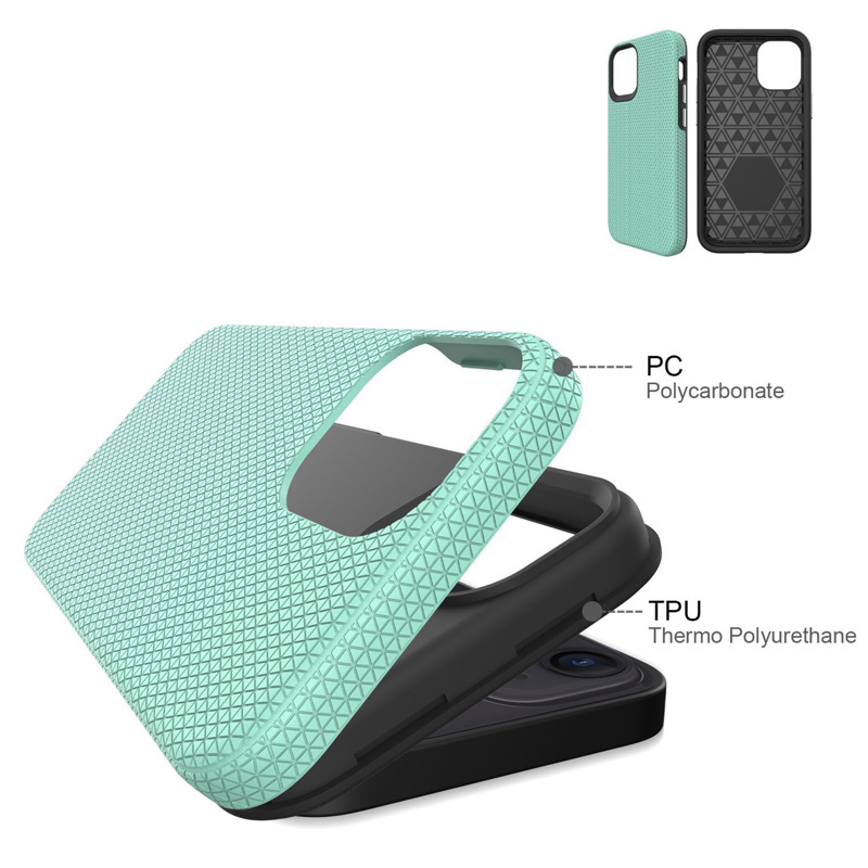 Triangle Texture iPhone Case for iPhone 15 14 13 12 11pro Max XS XR 8 7 6S PUS Drop Protect