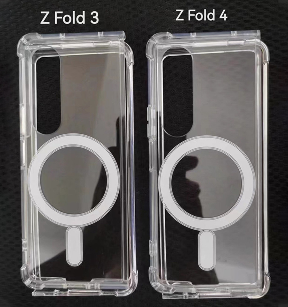 Transparent Magnetic Case for Samsung Galaxy Z Flip 5 4 3 Z Fold 5/4/3 5G Phone Case with Magnet Sport Wireless Charge