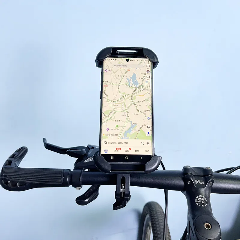 自転車電話ホルダーマウントオートバイハンドルバー携帯電話クランプ360 ﾰロータブルiPhone 14 13 Pro Samsung複数の電話モデル