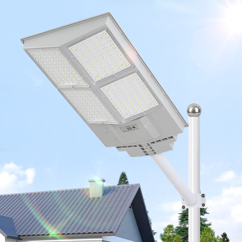 800W 1000W LED Luz de rua solar Movimento de parede Sensor IP65 Lâmpada de segurança para jardim externo à prova d'água com poste