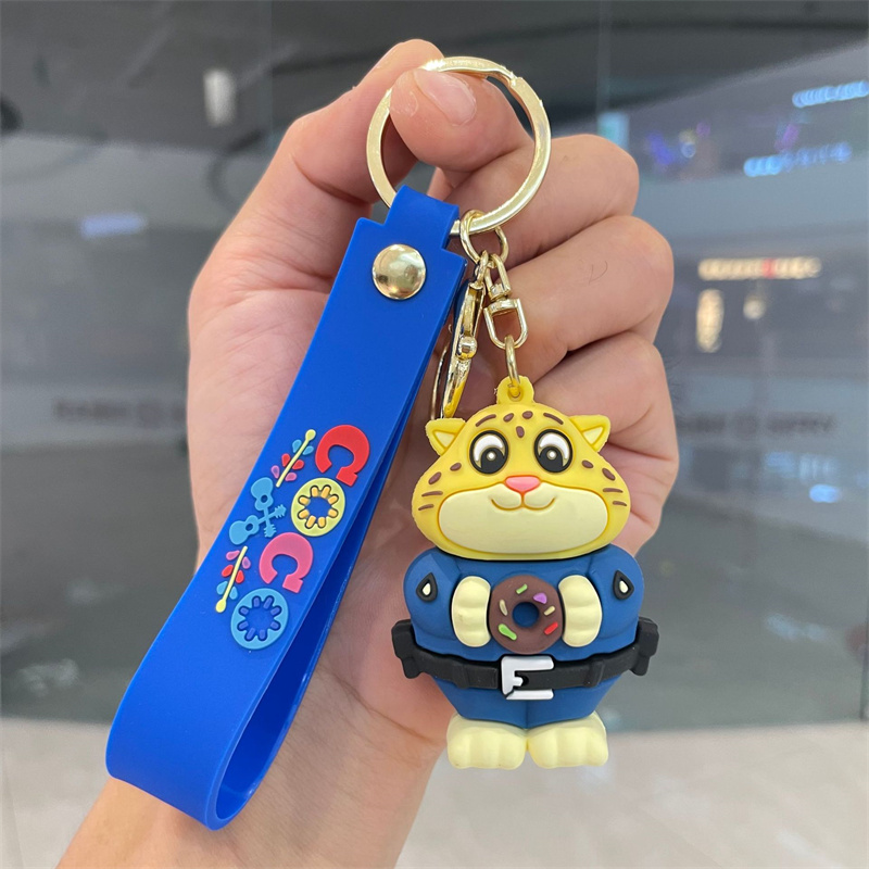 6 Stil Sevimli Anime Keychain Charm Anahtar Yüzük Güzel Yavru Yavru Bebek Chihiro Çift Öğrenciler Kişiselleştirilmiş Yaratıcı Sevgililer Günü Hediye DHL