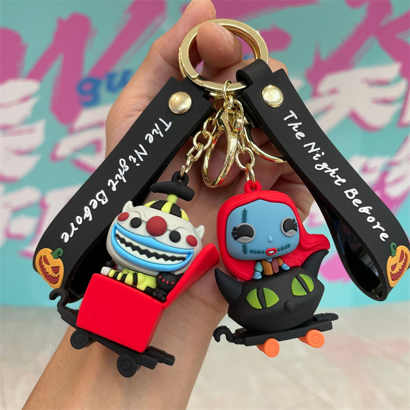 6 Styles Cute Anime Keychain Charm Key Ring Lovely Christmas Eve Surprise Doll Chihiro Couple Students Personalized Creative Valentine's Day Gift DHL