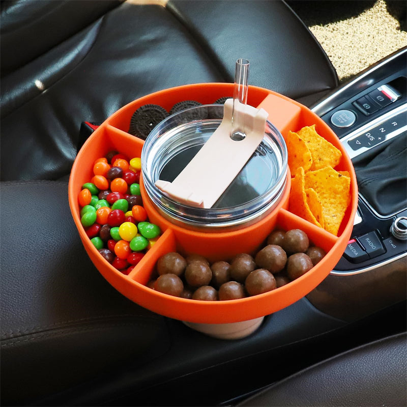 Reusable Tumbler Snack Bowl Compatible with 40oz Tumblers BPA free Silicone Materials Best Accessories for 40oz Cups Z11