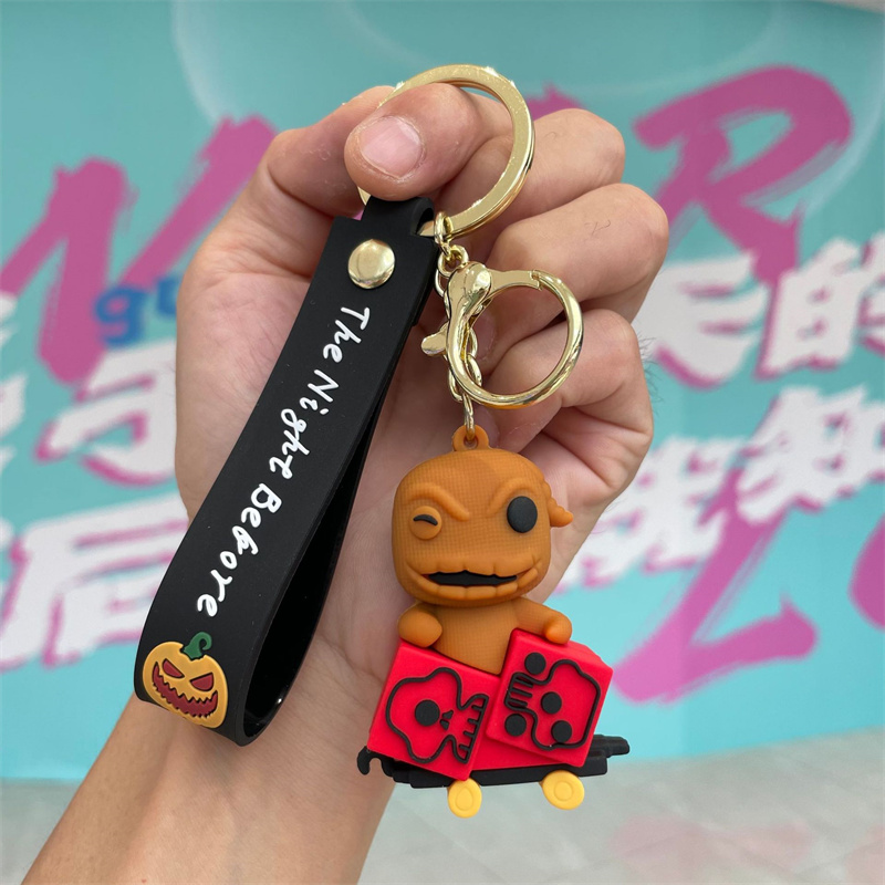 6 Styles Cute Anime Keychain Charm Key Ring Lovely Christmas Eve Surprise Doll Chihiro Couple Students Personalized Creative Valentine's Day Gift DHL