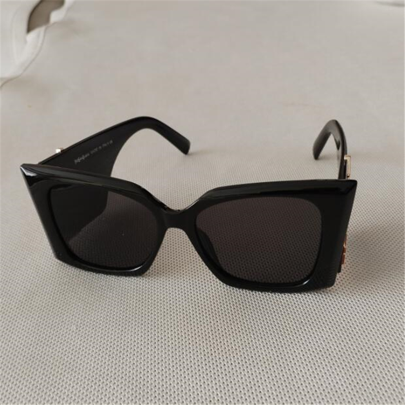 Yeux de chat pour femmes, lunettes de soleil à grande monture, lunettes de luxe pour adultes, pare-soleil pour hommes