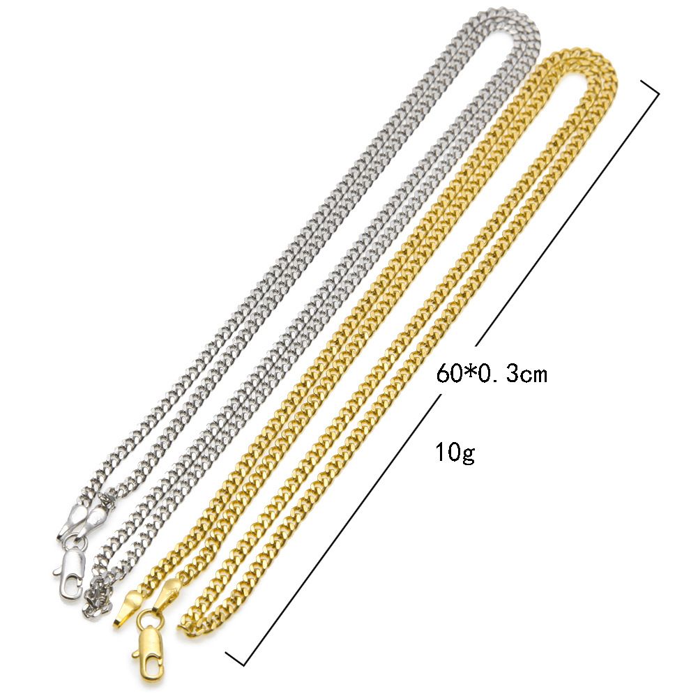 قلادة قلادة Hip Hop Gun Necklace 18K Gold Silver Plated Out CZ Diamonds Charm Charm Pendant Quality Cupan Chain1280445