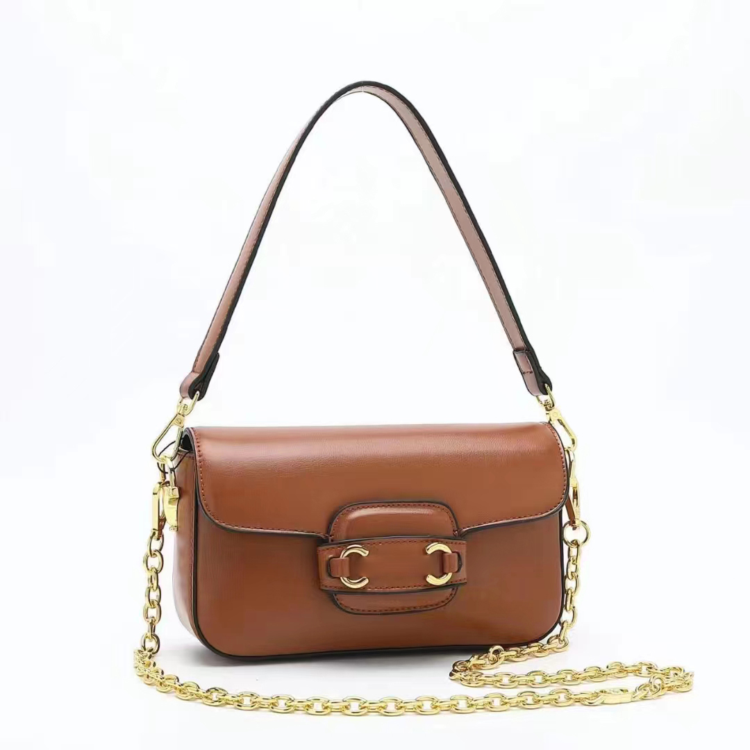 Luxury Shoulder Bag y Handbag Ladies Vintage Saddles Bag Cell Phone Bag Fashion Crossbody Flap Messenger Bag Multifunction Double Chain Crossbody Bag