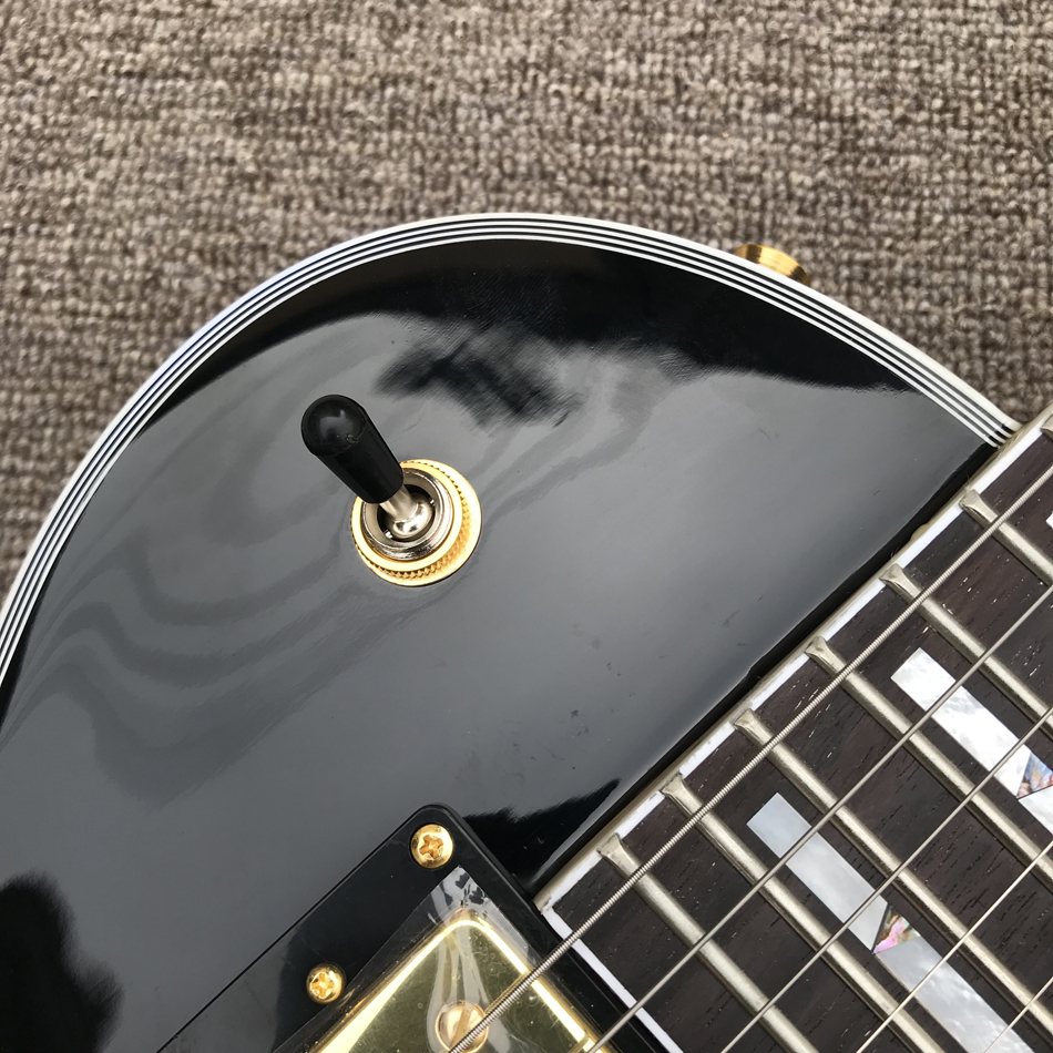 2023 Custom Shop, fabriqué en Chine, guitare électrique personnalisée de haute qualité, touche en palissandre, matériel doré, livraison gratuite