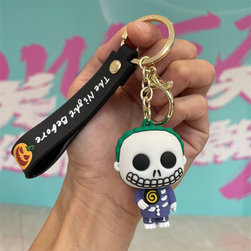 6 Styles Cute Anime Keychain Charm Key Ring Lovely Christmas Eve Surprise Doll Chihiro Couple Students Personalized Creative Valentine's Day Gift DHL