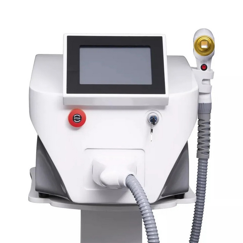 Dreifachwellenlängen-Diodenlaser 808 nm 755 nm 1064 nm Professionelle schmerzlose Laser-Haarentfernungs-Hautverjüngungsmaschine für Salon SPA