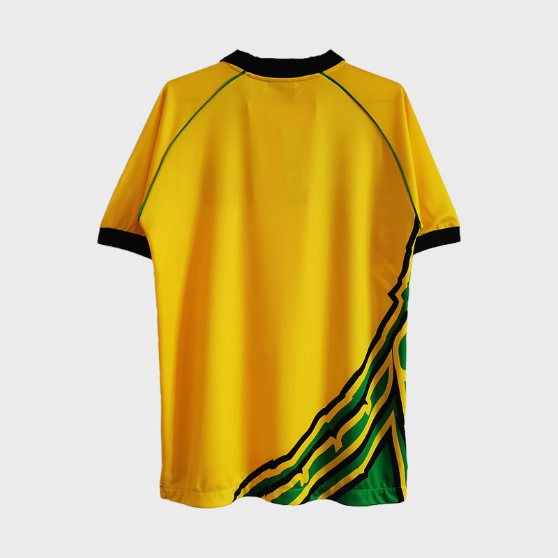 Maillot de football rétro jamaïque 1998, maillots de football à domicile et à l'extérieur