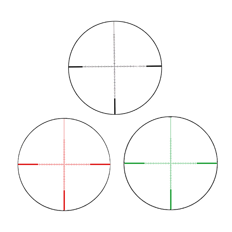 Lunette de visée 1-5x24 IR à visée rapide, optique d'éclairage tactique rouge vert, lunette de chasse grand Angle avec supports de lunette adaptés au Rail Picatinny