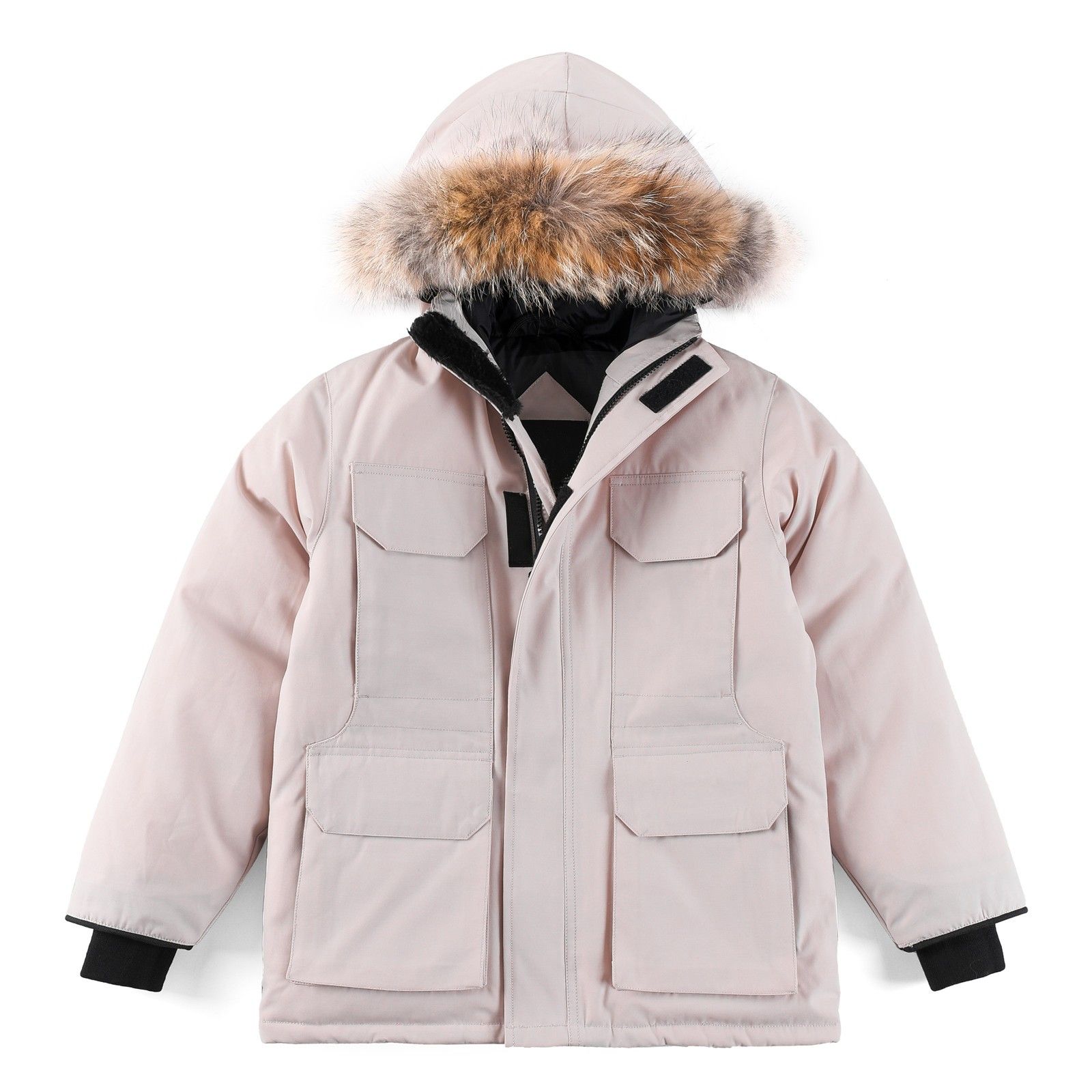 Crianças jaqueta canadense casaco designer jaquetas de inverno menino menina crianças grossas roupas luxuosas quentes com pele com capuz parkas luxo bebê casacos ao ar livre tamanho 110-150