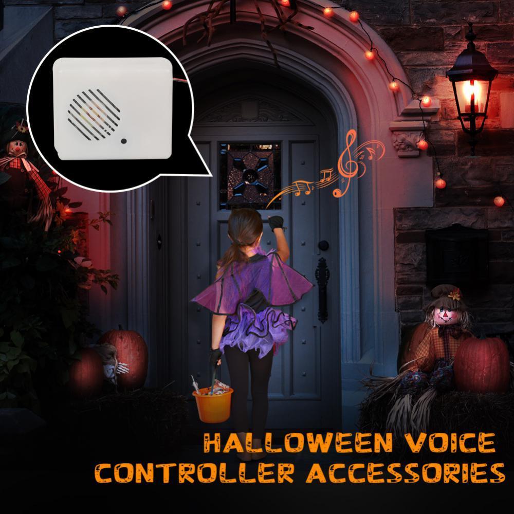 Inne impreza imprezowa dostarcza czujnik dźwięku Halloween Aktywowany głos przerażające rekwizyty Halloween dekoracja czujnika dźwięku krzyk głośnik Haunted House Horror Props 230905