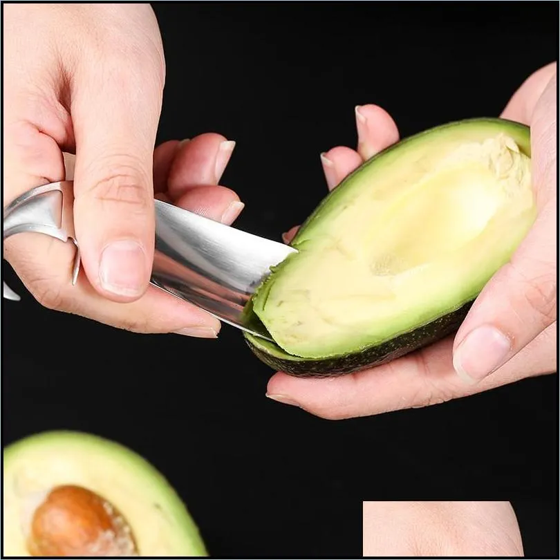 passion fruit opener stainless steel whale passion fruit avocado kiwi open cutter kitchen gadgets with spoon