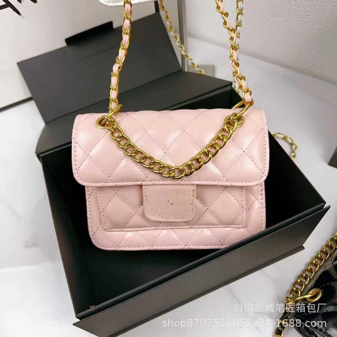 2023 New Lingge Chain Shoulder Classic Version Fashion Versatile Postman Bag Full Set Plastic Envelope 60% Off Outlet Online