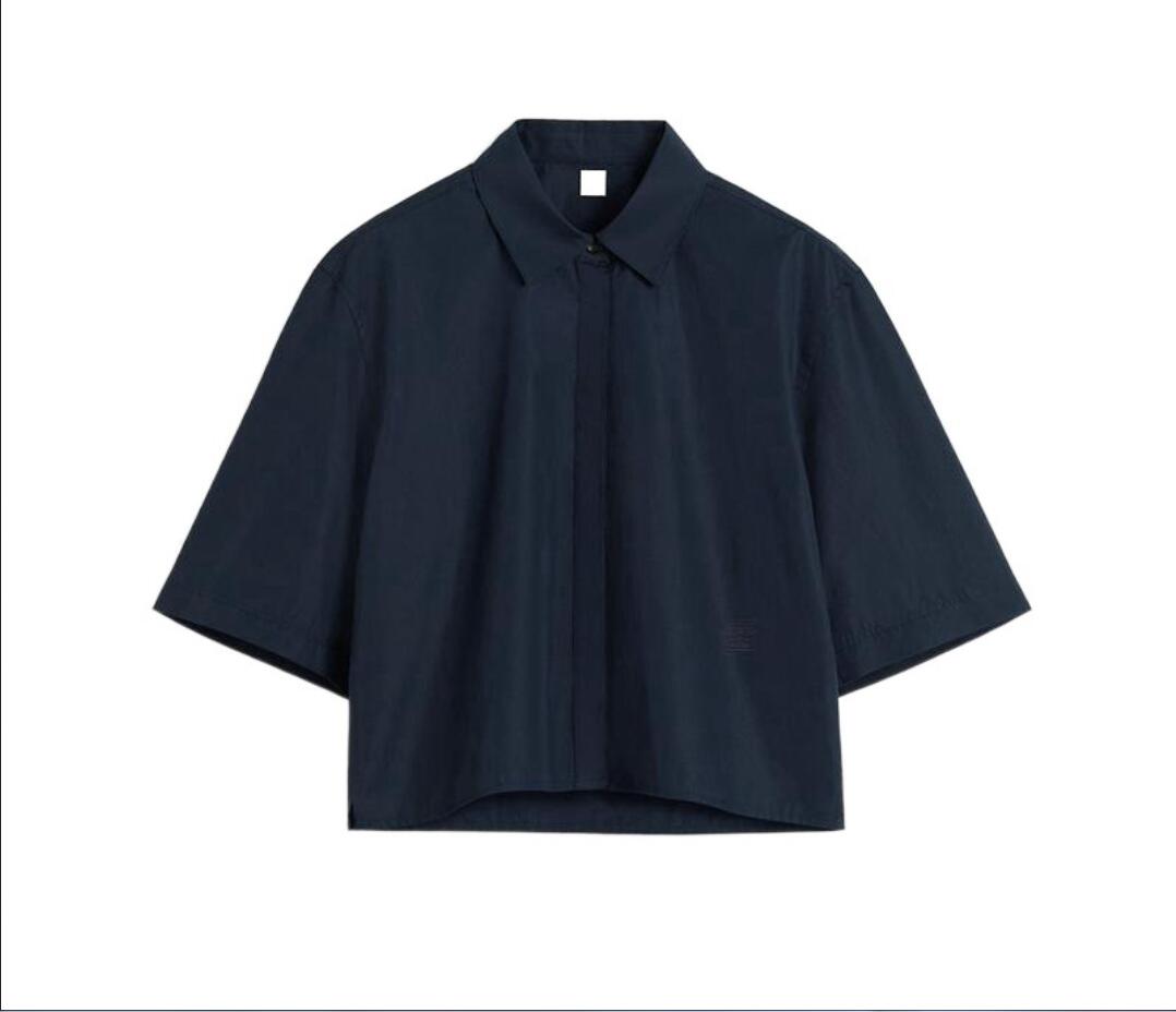 Totem * Nouvelle chemise à manches courtes printemps / été féminine 2023 Collier lâche décontracté simple haut à manches courtes