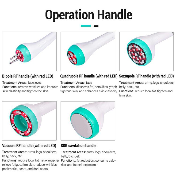 2024 La più recente macchina dimagrante cavitazione lipo rf 80k portatile 5 in 1 a radiofrequenza